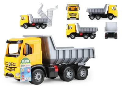 Immagine prodotto di Camion ribaltabile Mercedes Giga Trucks in plastica, 65 cm