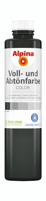 Produktbild von Alpina COLOR Voll- und Abtönfarbe Dark Grey 750ml seidenmatt