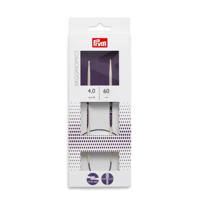 Produktbild von PRYM Ergonomics Rundstricknadel 60 cm 4 mm