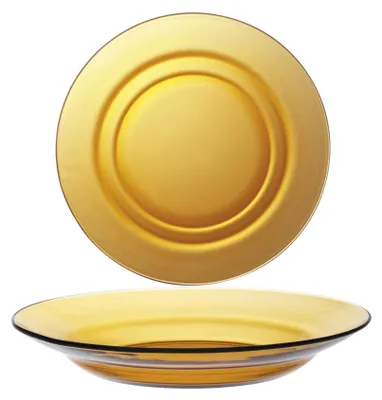 Immagine prodotto di Lastra profonda Duralex Lys Amber Orange 230 X 35 Mm - Set di 6 pz.