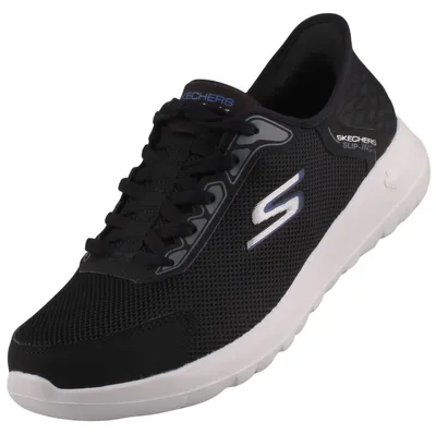 Image de Skechers Slip-Ins Go Walk Max – Allan Herren Sneaker Schwarz/Weiß