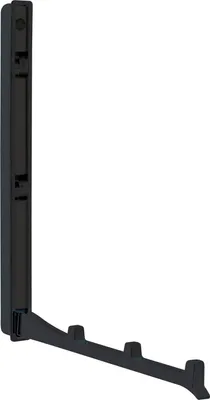 Produktbild von Siro Klapphaken L= 177 mm LA= 64 mm Schwarz matt
