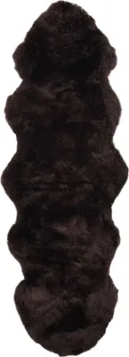 Obrázok produktu pre Koberec z ovčej kože hnedý 60x180 cm