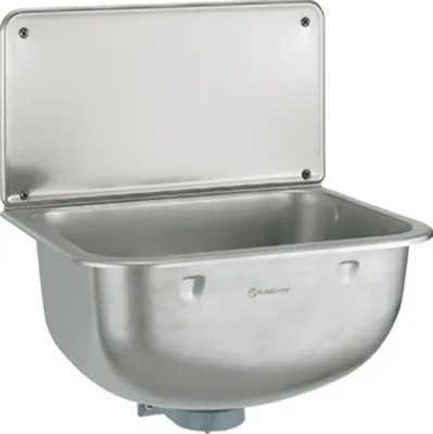 Produktbild von Otto Haas edelstahl-Ausgussbecken "ANITA" mit Rückwand, satiniert,  450 x 330 x 220 mm 6260