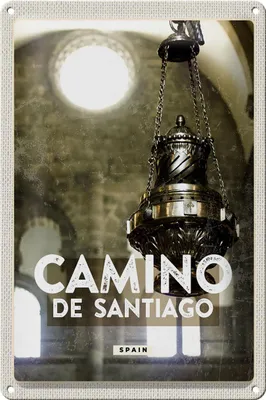 Produktbild von Blechschild Reise 20x30cm Camino de Santiago spain Spainien