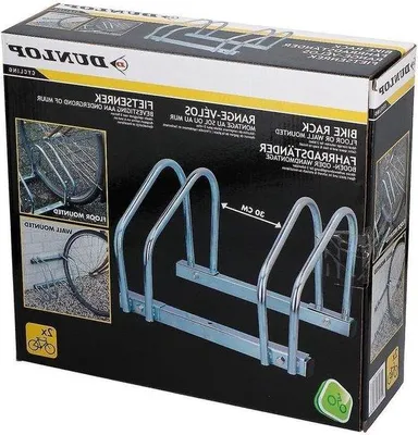 Productafbeelding van Famanu fietsenrek, aluminium - geschikt voor 2 fietsen