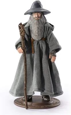 Imagen del producto de Figura Gandalf El Gris El Señor De Los Anillos Bendyfigs 19 cms