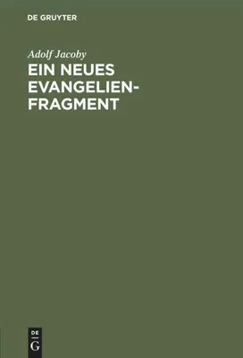 Produktbild von Ein neues Evangelienfragment