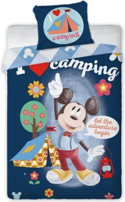 Produktbild von FARO Pościel w zestawie Mickey camping Bawełna, 140/200, 70/90 cm