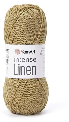 Produktbild von YarnArt Intense Linen 4104 Sand – Sommergarn aus Leinen/Viskose, luftig & weich