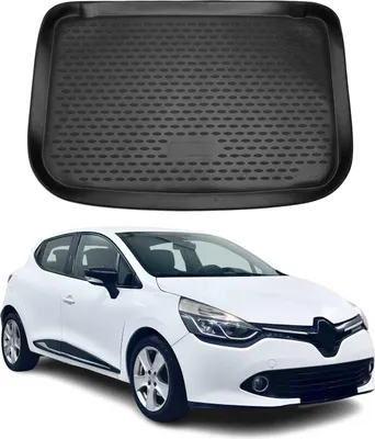 Image de Tapis de coffre pour Renault Clio 2012-2019 Schragheck Caoutchouc TPE