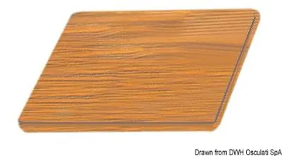 Image de Planche à découper en teck 200x275mm , 1 pièce