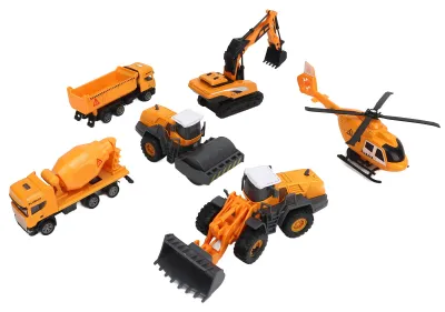 Produktbild von 1:50 Baustellen-Spielset, hochsimuliertes Legierungsspielzeug für Kinder