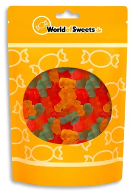 Produktbild von Yummi Yummi Fruchtgummi Bären zuckerfrei 200g