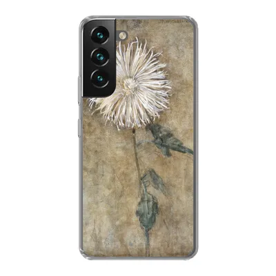 Produktbild von MuchoWow® Handyhülle Schutzhülle Hülle für Samsung Galaxy S22 Chrysantheme - Piet Mondrian - Alte Meister Silikon Softcase Handy Hülle - Mobiltelefonhülle