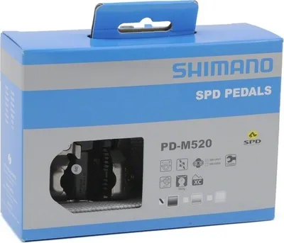 Image de Shimano PD-M520-L pédale de vélo Noir 2 pièce(s)