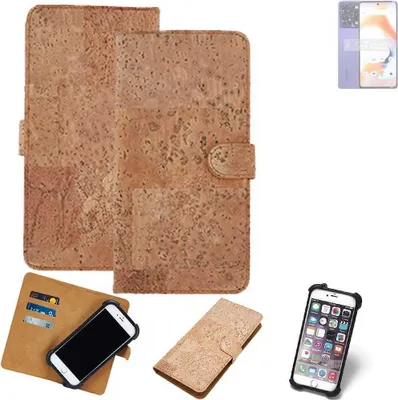 Produktbild von K-S-Trade Hülle kompatibel mit UMIDIGI A15 Pro 5G  Kork Handyhülle Cover  Schutzhülle TPU Case Bumper in Hellbraun, (1x)