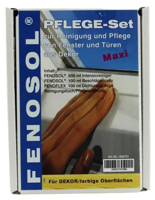 Productafbeelding van FENOPLAST Fenosol Onderhoudsset voor Gekleurde Profielen MAXI – Complete Reinigings- en Verzorgingsset voor Kunststof Ramen, Deuren en Rolluiken