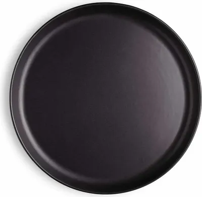 Immagine prodotto di Eva Solo Nordic kitchen Teller, Speiseteller, Servieren, Genießen, Feinsteinzeug, Schwarz, Ø 25 cm, 502794