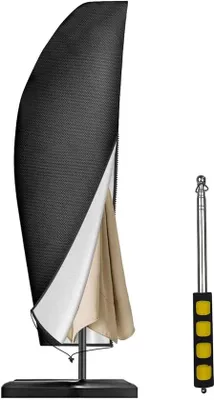 Productafbeelding van Famanu beschermhoes voor parasols - Waterdicht, met hulpstang