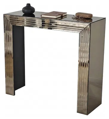 Produktbild von Ploaghe - Konsole, 91x30x85h cm Braun Bronze, Regalfarbe Braun