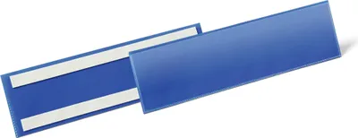 Zdjęcie produktu dla 50 kieszonek na etykiety DURABLE niebieski 31,1 x 8,15