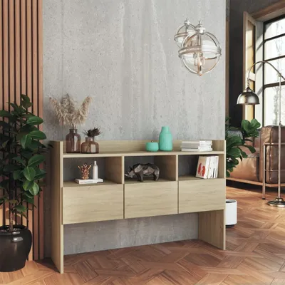 Image de vidaXL Sideboard chêne Sonoma 105x30x70 cm bois composite