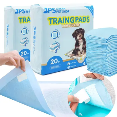 Hundekotbeutel, 40 Stück, 60x60 cm, saugfähig, hygienisch