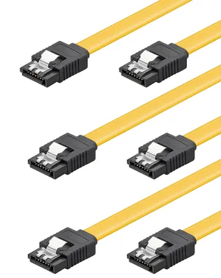 Image de baytronic SATA Kabel Set mit Verriegelung 3x 0,5 m