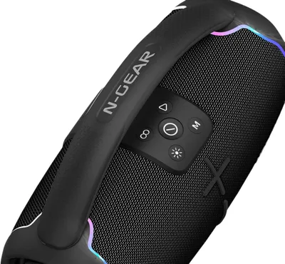 Produktbild von N-GEAR NRG200, 50 W, 80 - 20000 Hz, Verkabelt & Kabellos, 10 m, Party Lautsprecher, Schwarz