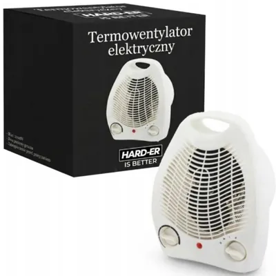 Image de Radiateur Soufflant Électrique 2000 W Avec Thermostat 3 Modes Air Chaud Et Froid