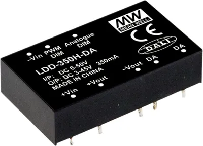 Produktbild von MEANWELL LDD-1050H-DA, DC DC Step-Down LED-Treiber, 3-45V:600mA DALI