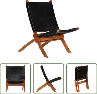 Imagen del producto de Silla reclinable "Living Store", color , de cuero genuino