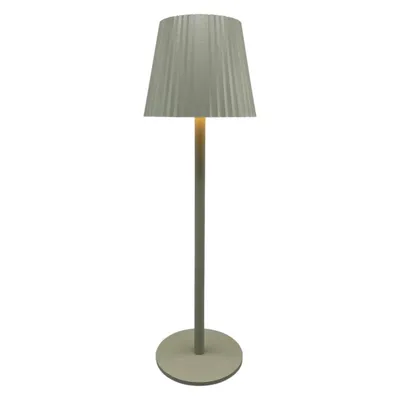 Produktbild von Coen Bakker Tischleuchte oliv geriffelt Outdoor usb dimmbar 11x36,5cm touch 48 LED