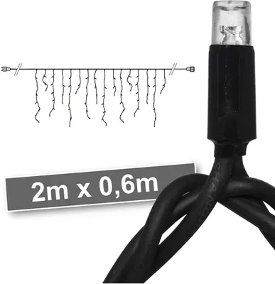 Produktbild von Mark Slöjd LED-Lichtervorhang Chrissline Combi 230V-System 2m