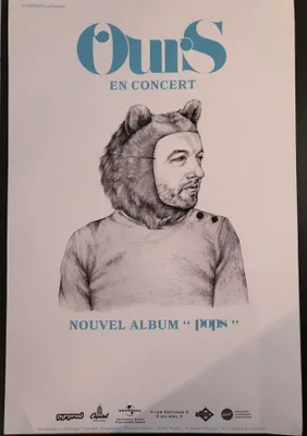 Productafbeelding van Ours - Pops / En Concert - Affiche / Poster - 40x60 cm