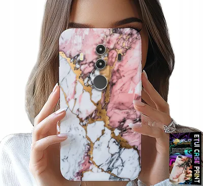Obrázek produktu pro Pouzdro Pro Huawei Mate 10 Pro - Růžový A Bílý Mramor, Kamenné Vzory