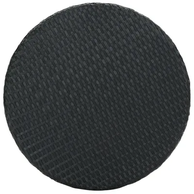 Immagine prodotto di Tavolo da Giardino Nero 60,5x106 cm in Polyrattan