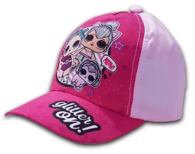 Produktbild von Baseball Cap L.O.L. SURPRISE! LOL Surprise Glitter ON! Kinder Mädchen Basecap - Rosa, 52