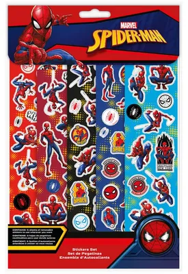 Obrázek produktu pro Sada samolepek Spider-Man od Marvel – KIDS LICENSING – (Zboží / Různé produkty)