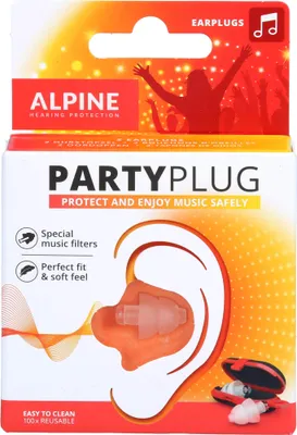 Immagine prodotto di ALPINE 2863089 ALPINE Party Plug Ohrstöpsel 19 dB Kunststoff, 1 St.