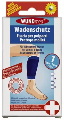 Immagine prodotto di WUNDmed® 04-003S WUNDmed® Wadenbandage Wadenschutz 04-003S, Gr. S blau, 1 St.