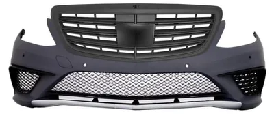 Produktbild von Stoßfänger für Mercedes W222 S-Klasse 13-17 Kühlergrill Schwarz S63 Look.