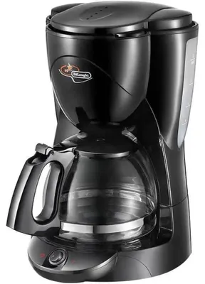 Produktbild von De’Longhi ICM 2.1B, Filterkaffeemaschine, 1000 W, Schwarz, Silber, Transparent