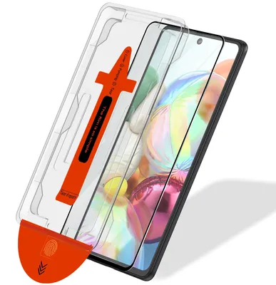 Zdjęcie produktu dla 1-pak Samsung A71 Szkło ochronne na ekran - Szkło hartowane | [Automatyczna instalacja] - Bez bąbelków