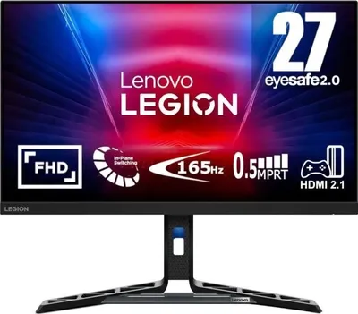 Produktbild von Gaming-Monitor Legion R27i-30, Schwarz, 27 Zoll, Full-HD, IPS, 165 Hz, 0,5 ms