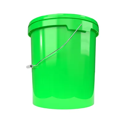 Produktbild von Eimer mit Deckel 16 L | Vorratseimer | Lebensmittelecht Grün | PP | 1 Stück