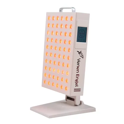 Immagine prodotto di Pannello di terapia con luce rossa InfraGlow Mini di Venen Engel – Luce rossa (630/660 nm) e luce infrarossa lontana (810/850 nm), 8 programmi benessere
