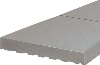 Obrázok produktu pre WESER Mauerabdeckung flach 30x4x49 cm naturgrau, glatt