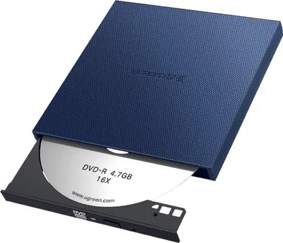 Obrázek produktu pro Externí USB CD DVD mechanika CD DVD rekordér kompatibilní s notebookem PC notebook šedý